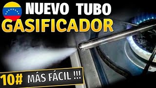 10. COCINA GASOIL * Fabricación de Tubo gasificador mejorado *  FÁCIL DE HACER (paso a paso)