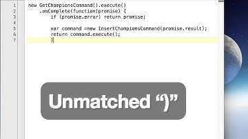 Promises: Chaining asynchronous operations together