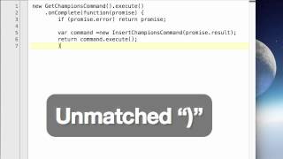Promises: Chaining asynchronous operations together