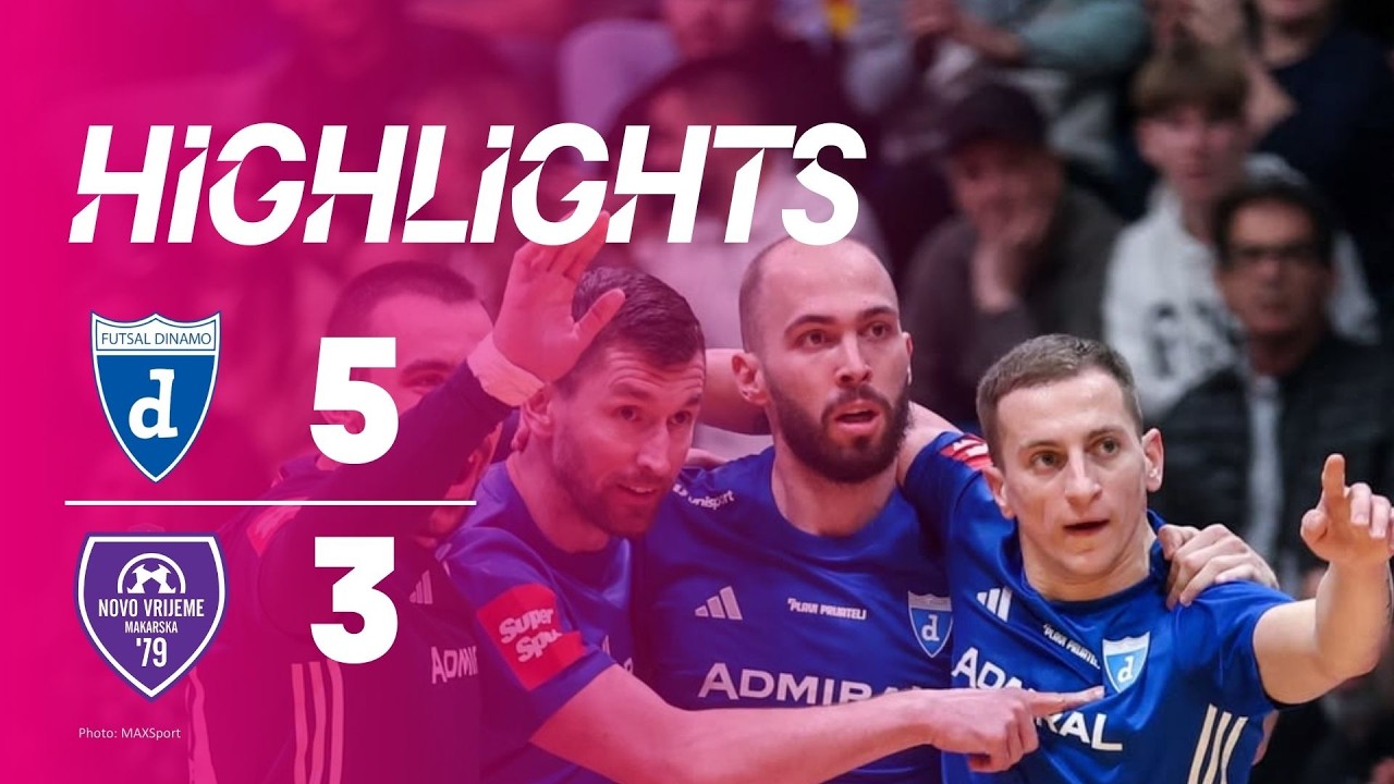 FUTSAL DINAMO vs MNK NOVO VRIJEME 5:3 (polufinale, Hrvatski malonogometni kup 25/26)