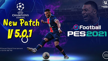 PES2021 Mobile : All New Champions League Patch Version 5.0.1