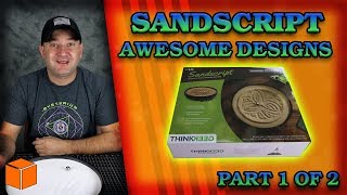 Sandscript Awesome Designs, The Automatic Sand Drawing Machine Best Of Part 1 Of 2