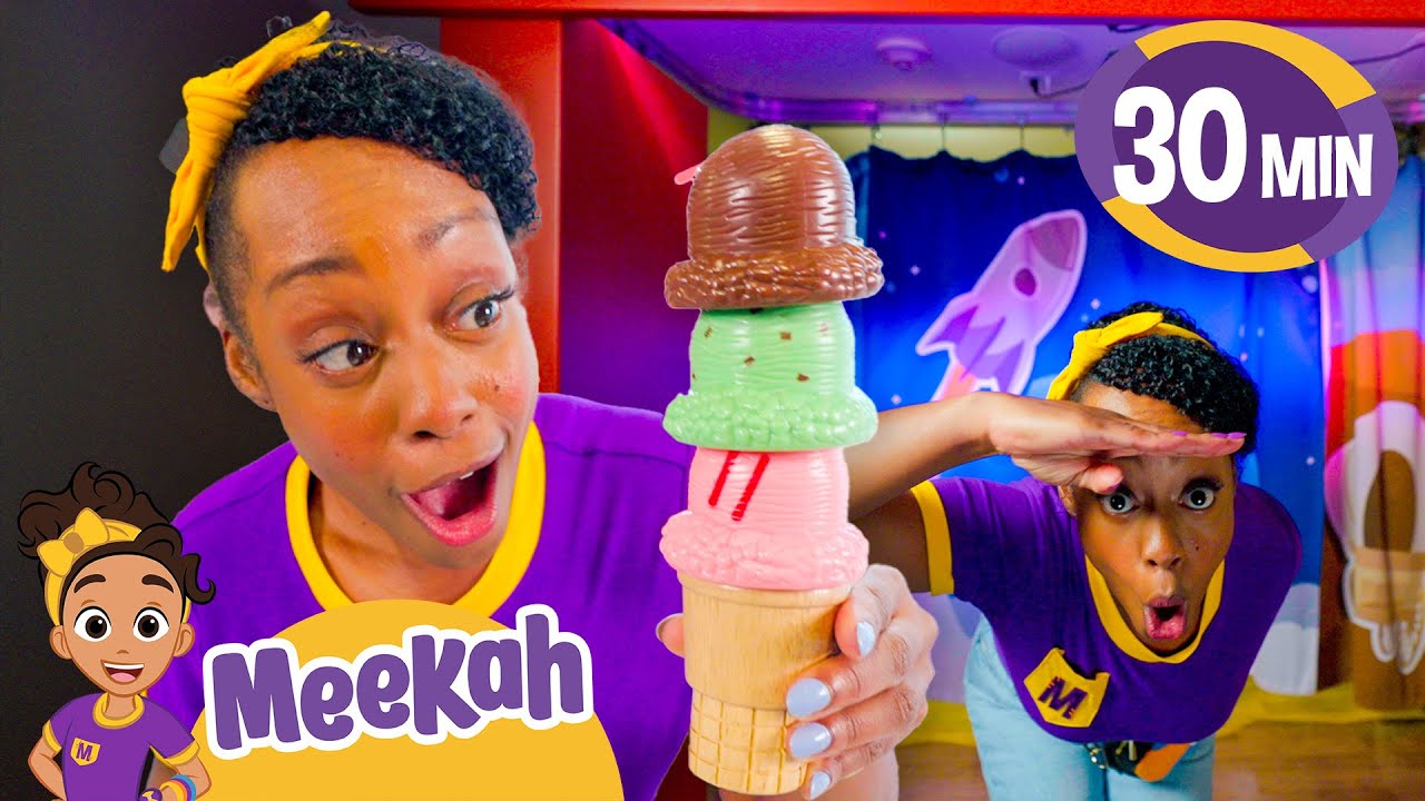 BIG SIX Game! Can Meekah Find Them All? | Blippi & Meekah Challenges and Games for Kids