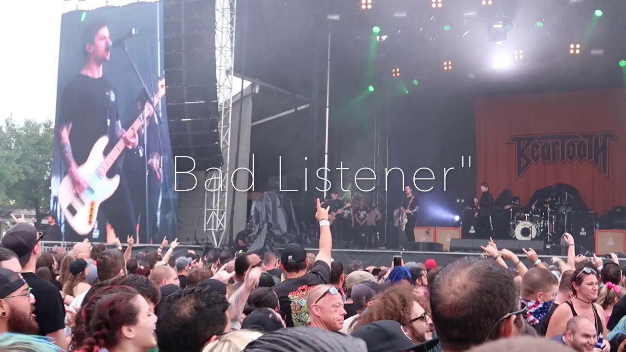Bad Listener Beartooth Beartooth - Bad Listener Live at Welcome to Rockville 2019 - YouTube