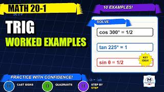 Math 20 1 Trigonometric Ratios Worked Examples