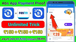 Abs App Payment Proof | Abs App Se Paise Kaise Kamaye | Abs App New Task Earning App || screenshot 2
