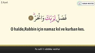 Kevser suresi anlamı dinle İSHAK DANIŞ