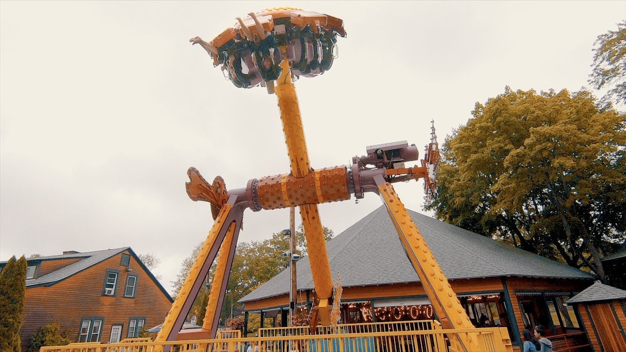 I'm Hanging Upside Down on Frantic Ride at Quassy Amusement Park