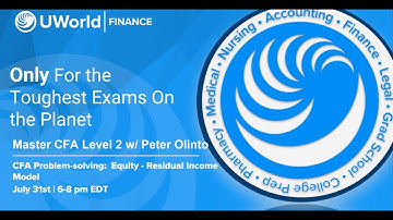 CFA® Level 2: Residual Income Model Masterclass with Peter Olinto