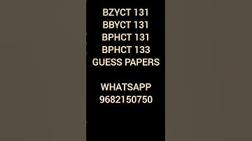 ignou guess papers #ignou #guesspapers