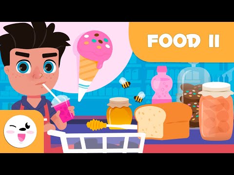 SUPERMARKET FOODS - Part 2 - Food Vocabulary for Kids
