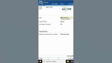 Create Input CGST ledger on Tally Prime "Easy to learn. Easier to use." #TallyPrime #Accounting