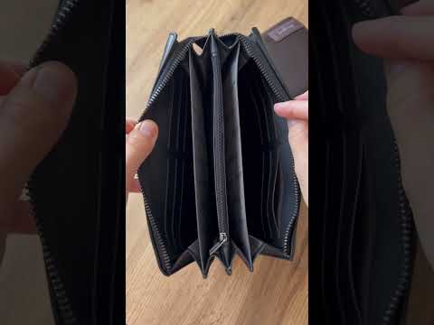 Велике портмоне-клатч Baellerry Чорний (w002-1), видео 1