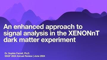 DOE NNSA SSGF 2024: An Enhanced Approach to Signal Analysis in the XENONnT Dark Matter Experiment