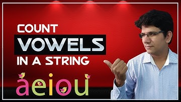 C Program to count vowels in a given string