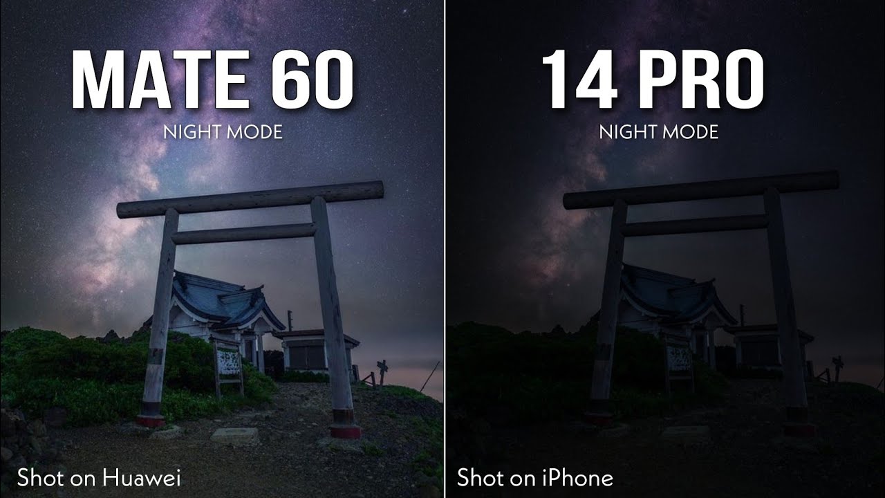 Huawei Mate 60 vs iPhone 14 Pro Camera Test