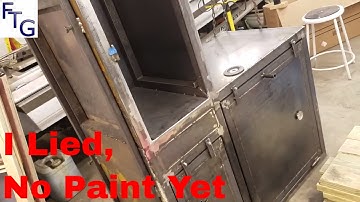 Insulated Reverse Flow BBQ Smoker Trailer Build Part 9