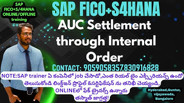 🔹SAP FICO S4 HANA AUC ASSET UNDER CONSTRUCTION SETTLEMENT PROCESS USING TCODE-AIAB (AUC),SAP FICO🚀