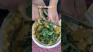 Patra bhajiya banavani short trick ??shorts