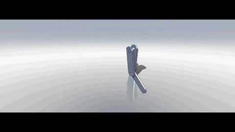 Chaotic Motion from a Double Pendulum Solidworks