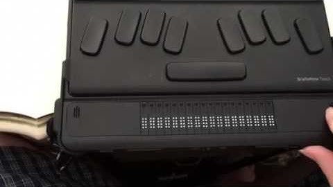 How to, lock and unlock the Braillenote TOuch