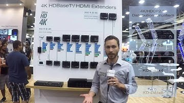 Distribution Amplifiers:  KD-DA1x2, KD-DA1x4, and KD-DA1x8