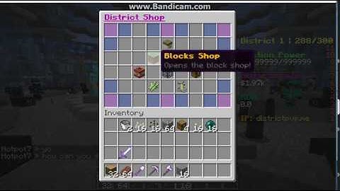 Buying and Selling items on DistrictPvP