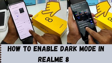 How to Enable Dark Mode in REALME 8| How to TURN ON DARK MODE on Realme 8