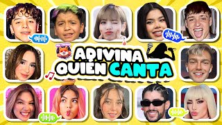 ¿Adivina Quién Canta😍Karla B Bustillos, Fede, Kenia Os, Peso Pluma,Angi Fire, Roy Twins, Xavi, Picus