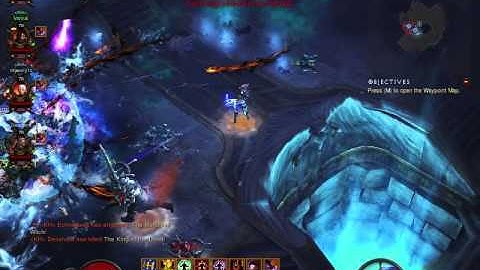 Diablo 3 Season 2 T6 Hard core Uber boss fight !