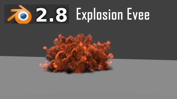 Blender 2.8 explosion using Evee