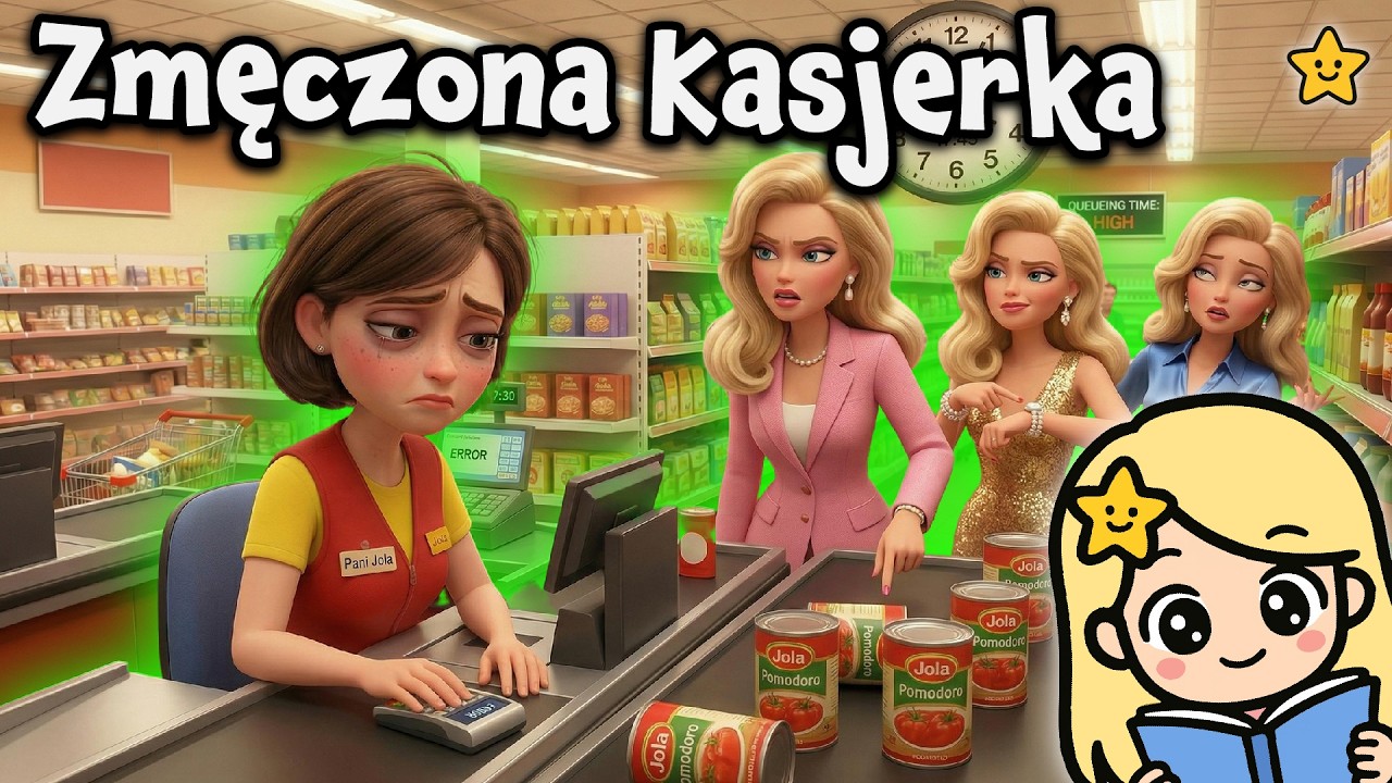 🏪🛒 Zmęczona Kasjerka - Bajka na dobranoc do słuchania 🏪🛒