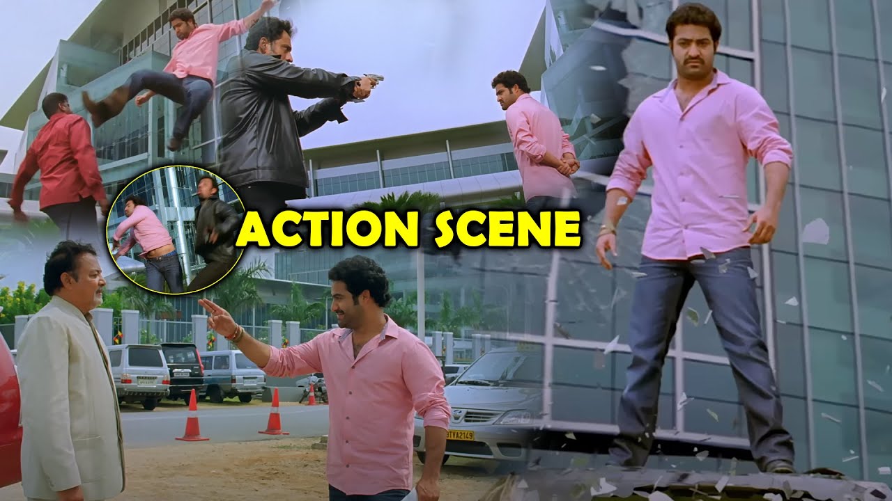 Young Tiger Ntr Mass Action Fight Scene || Rahul Dev || Dhammu Movie Scenes || Movie Ticket