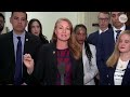 'End the cover-up,' lawmakers say outside Pam Bondi hearing on Epstein files investigation