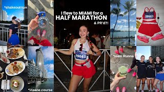 I PR'D THE MIAMI HALF MARATHON!!