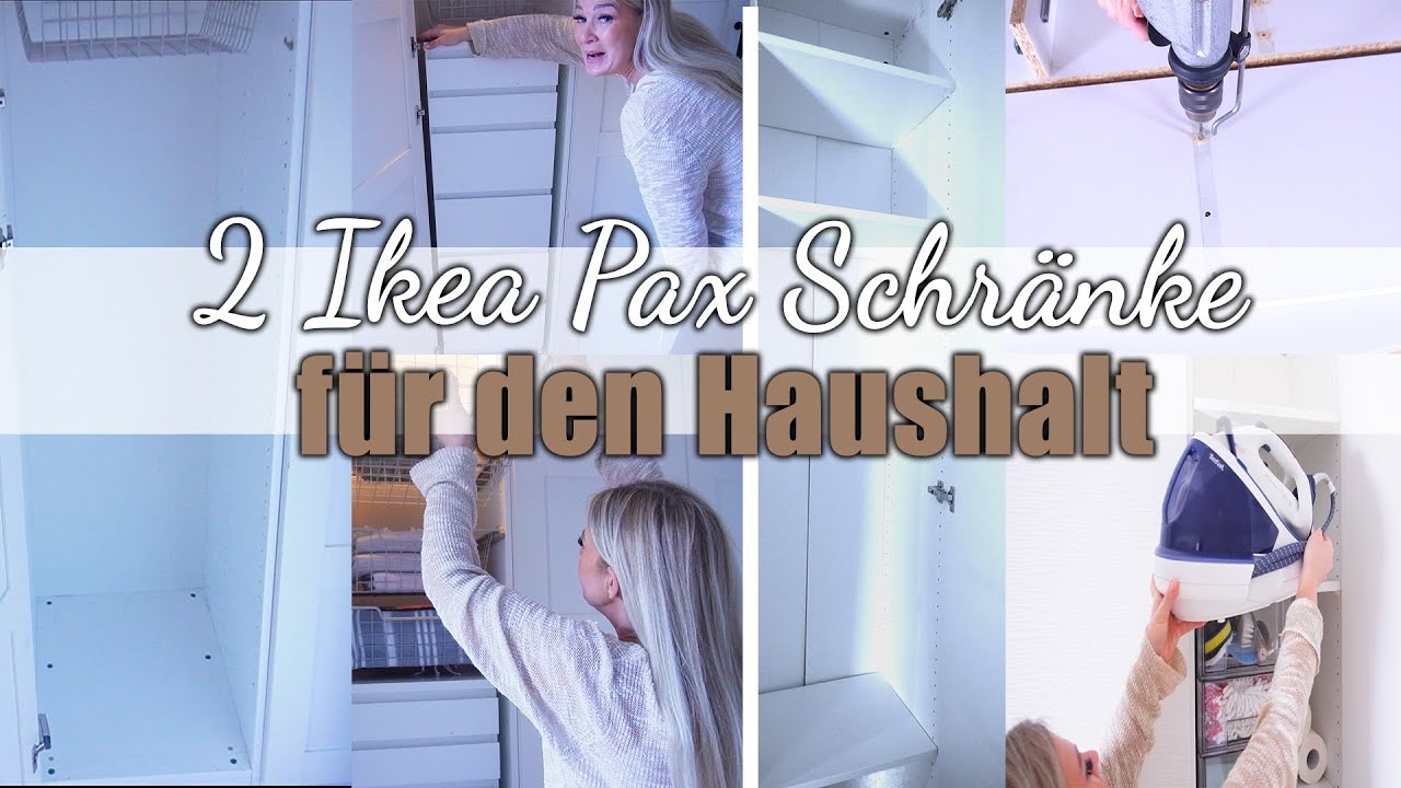 Endlich ein Haushaltsschrank - IKEA Pax Schränke - Organisation und Aufbewahrung
