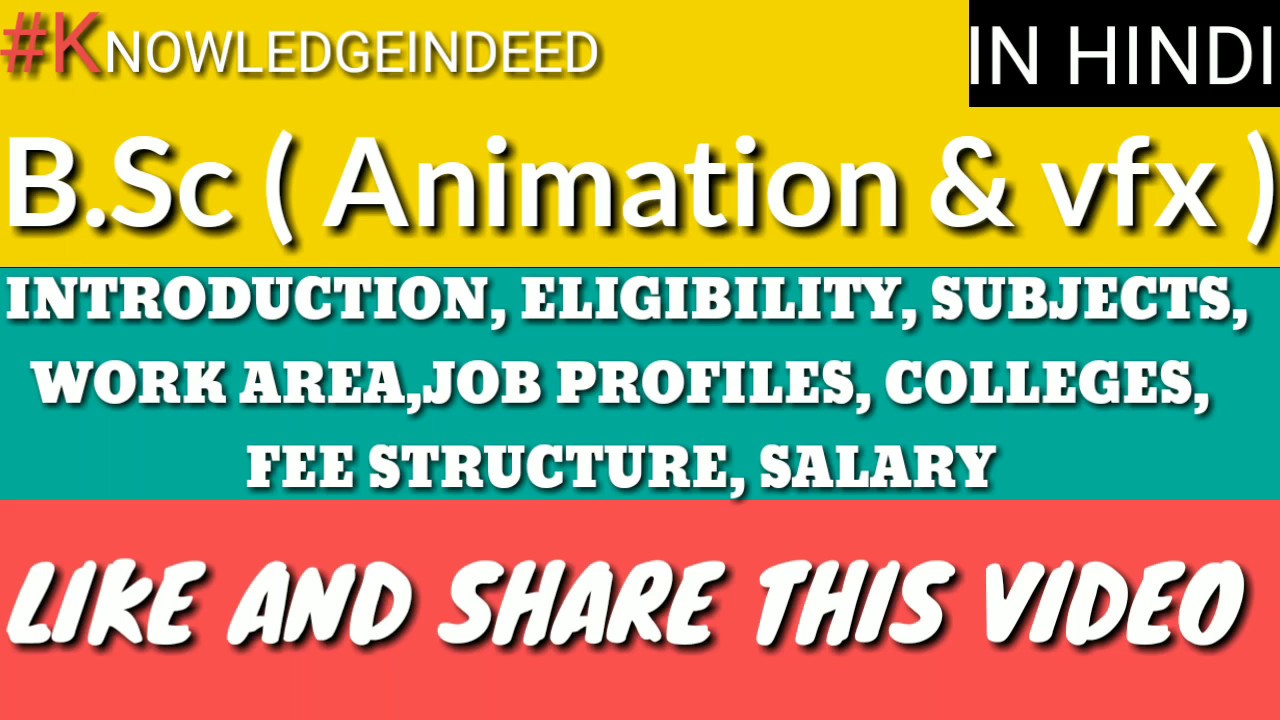  ( Animation & Vfx)||Full details||Eligibility|Colleges|Salary|Jobs -  YouTube