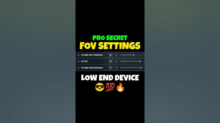 ✅ New Best Pro FOV Settings in CODM BR 🔥💯 Codmobile Tips and Tricks #shorts #codmbr #codmiphone