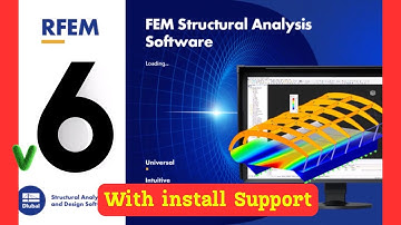🏗️ Dlubal RFEM 6 Installation & Basic Operation | 3D FEA for Structural & Civil Engineering (2025)