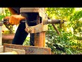 💡The Young Man Restores the Small Square Hole Machine for the Carpentry Workshop // That Was Rusted