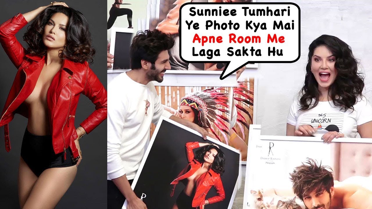 Kartik Aryan 0penly Flirtingg Wid Sunniee Le0ne After Luking Her Photo@Daboo Ratnani Calender Launch - YouTube