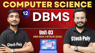 DBMS | Unit-03 P-04 | Introduction | CSE 3rd Sem By Ujjwal Sir BTEUP 2025