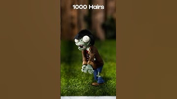 Zombie vs Hair 🧟🪮 #blender #b3d #pvz #animation #shorts #fyp