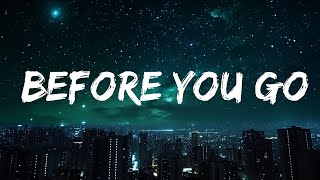 Lewis Capaldi - Before You Go (Lyrics) 15p lyrics/letra