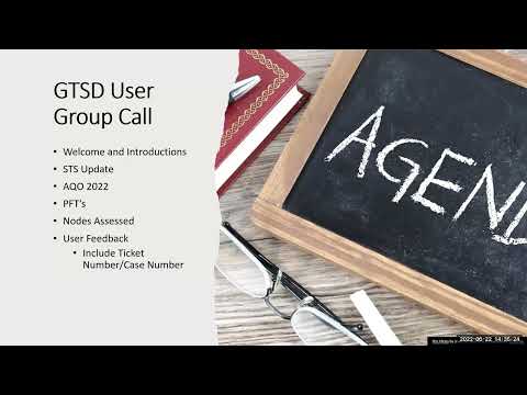 GTSD User Group Call, June 22, 2022