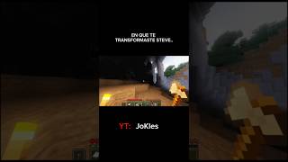 Steve está loco :v #mod #minecraft #terror #viral