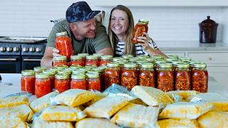 Preserving 200+ Lbs of Food Before It Spoils! (Giant Homestead Harvest)