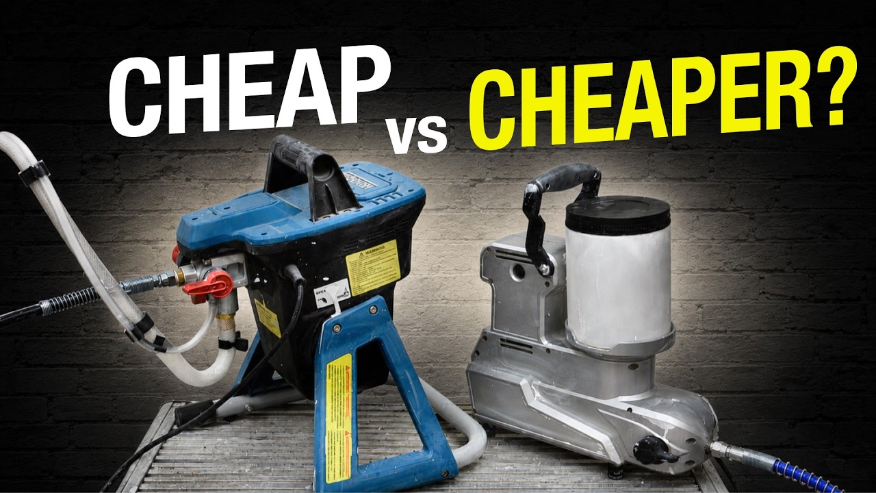 Erbauer or AliExpress - Which Airless Sprayer Wins? [video 640][AD]
