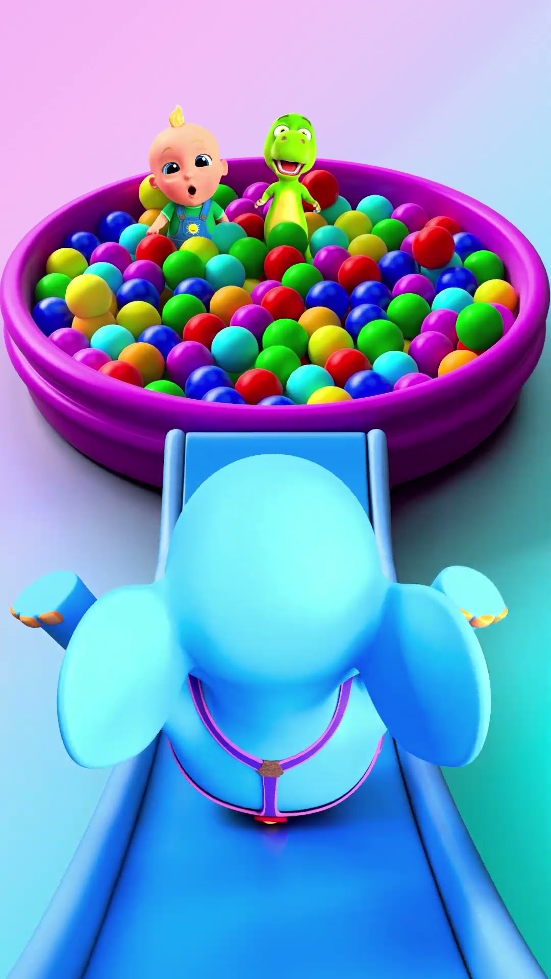 Ball Pool Adventure with Johny, The Elephant \u0026 Zigaloo!