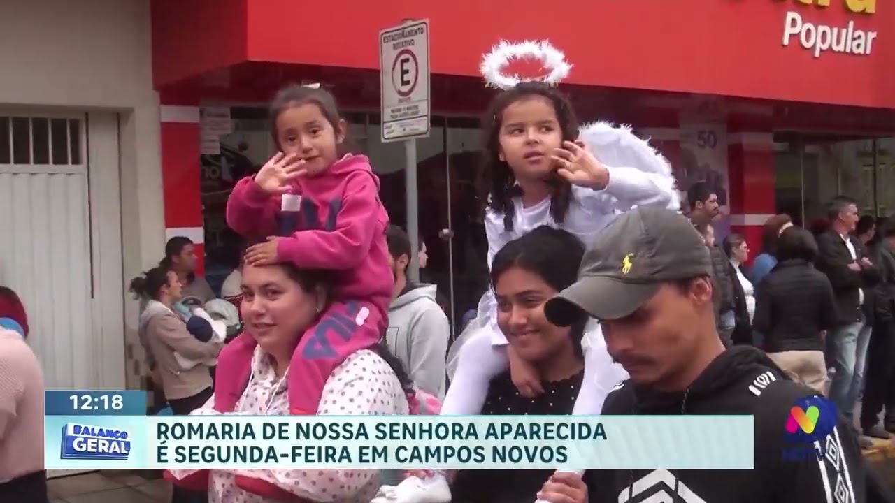 Romaria de Nossa Senhora Aparecida reúne fiéis em Campos Novos